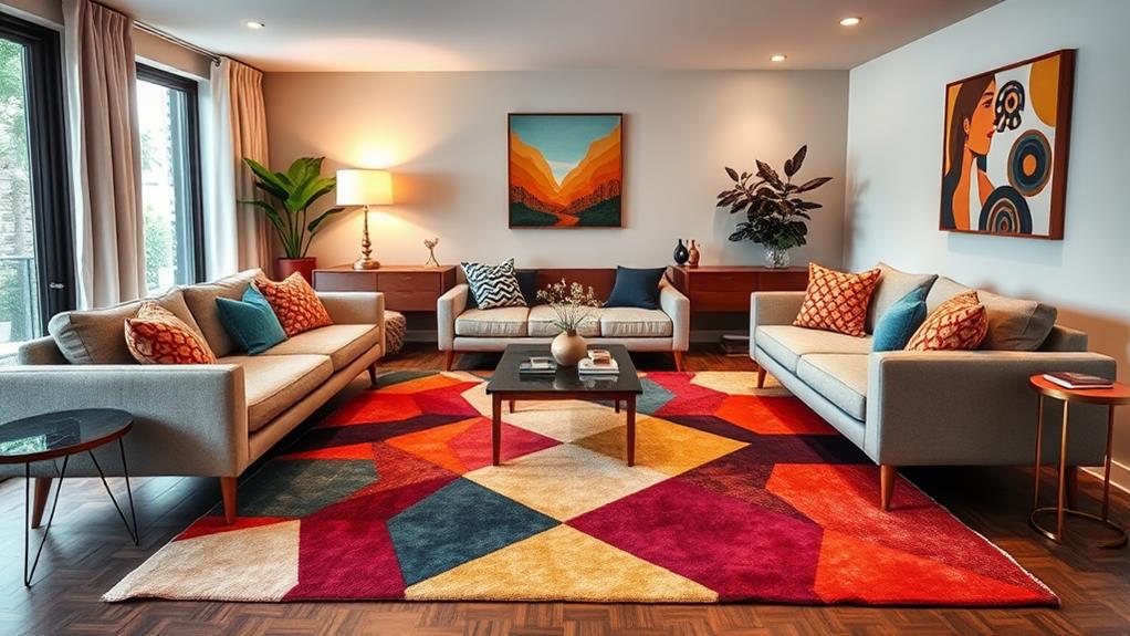 bold statement area rugs