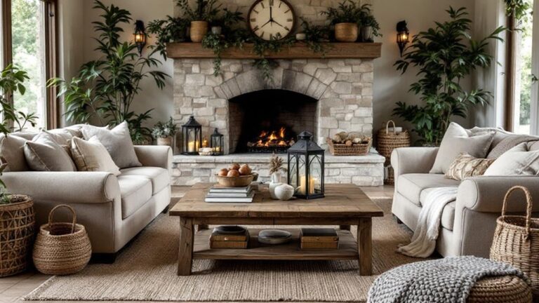 charming rustic living room inspiration