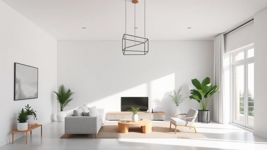 choose simple light fixtures