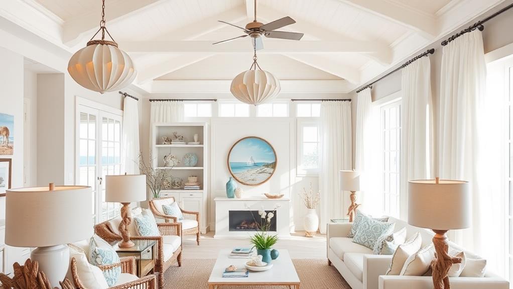 coastal inspired lighting designs