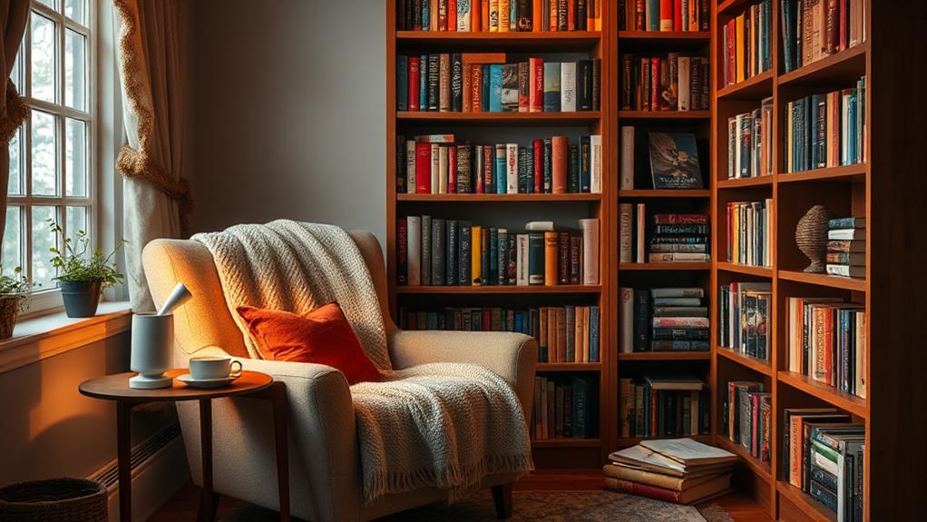 comfortable book loving spaces