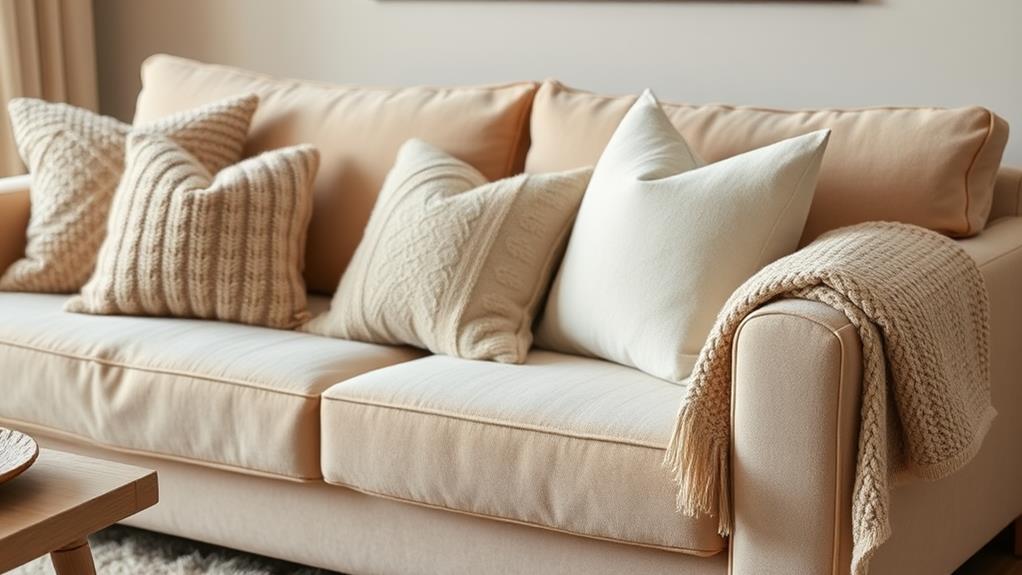 cozy decorative cushions