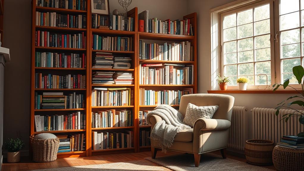 cozy reading spaces design