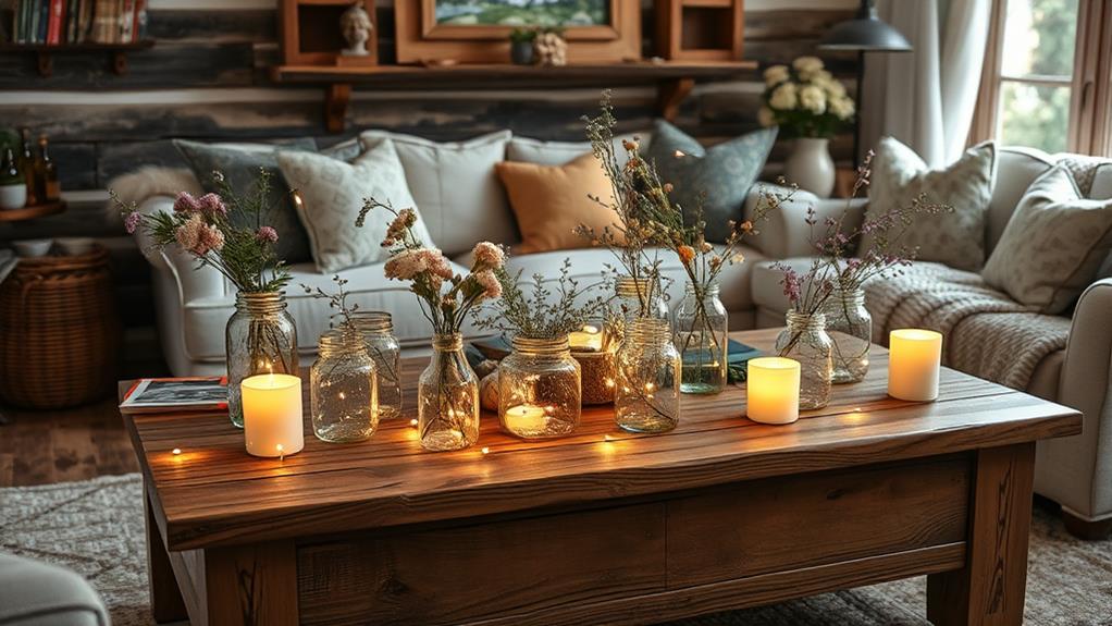 creative mason jar decor