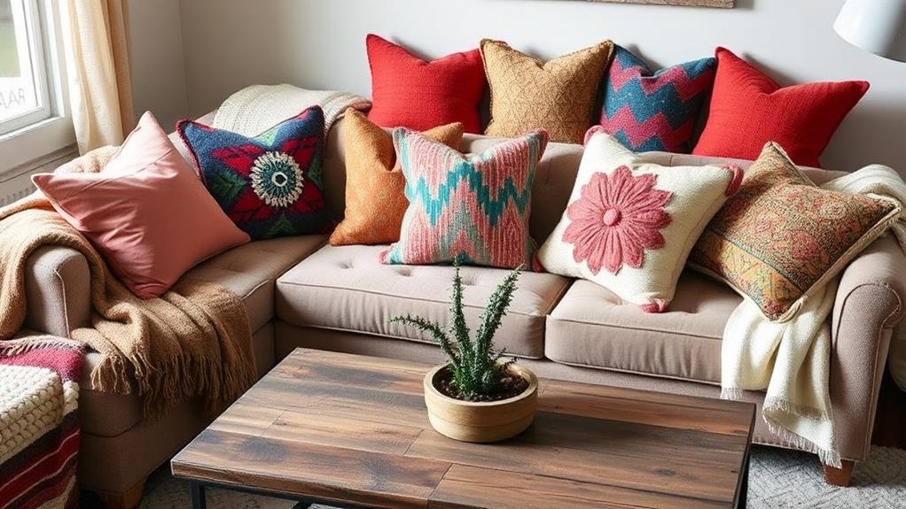 creative throw pillow ideas