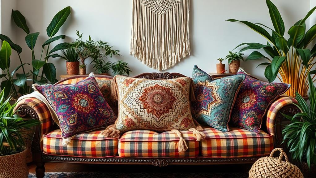 decorative fabric cushions collection