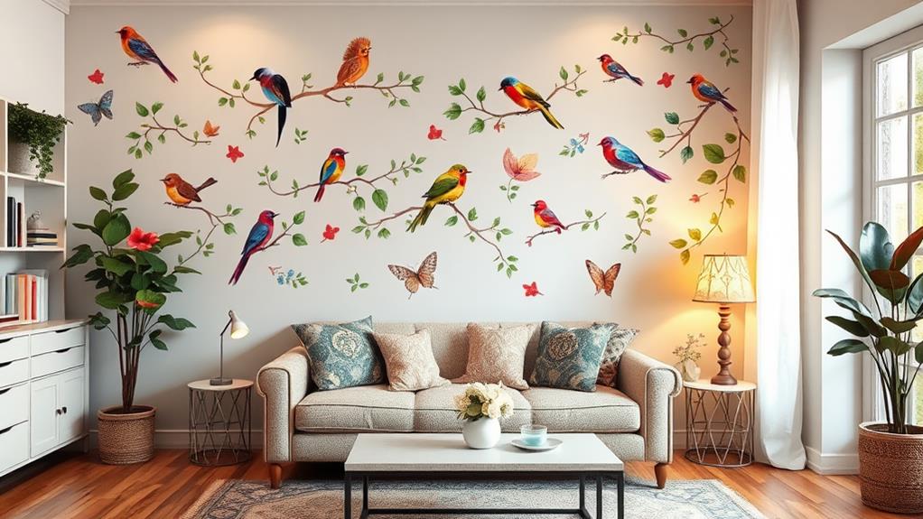 decorative wall sticker experiment