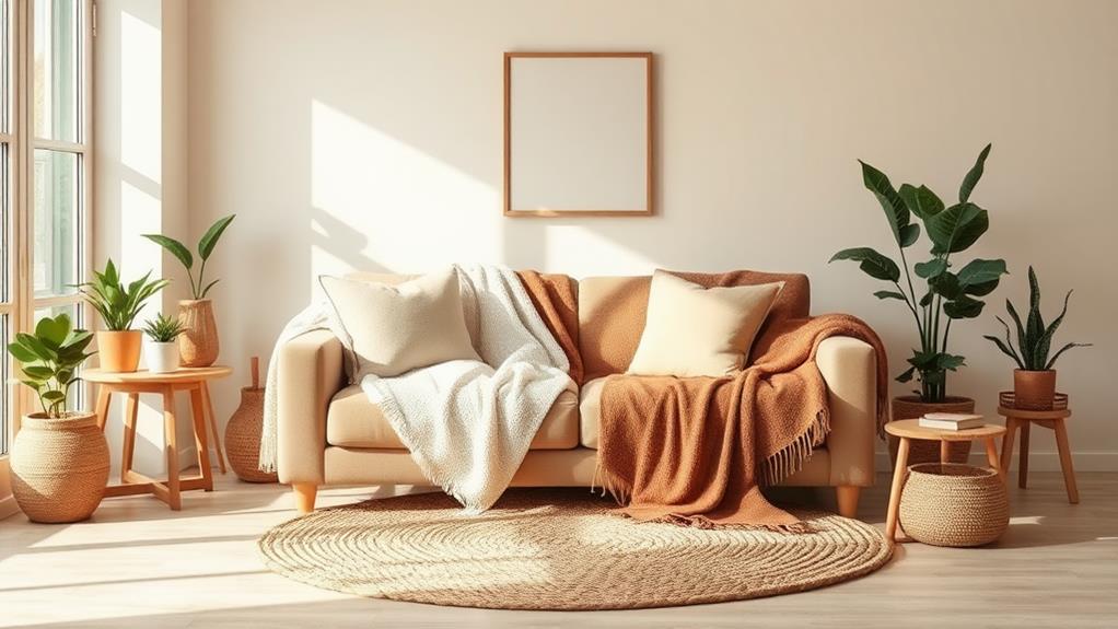 enhance comfort with throws