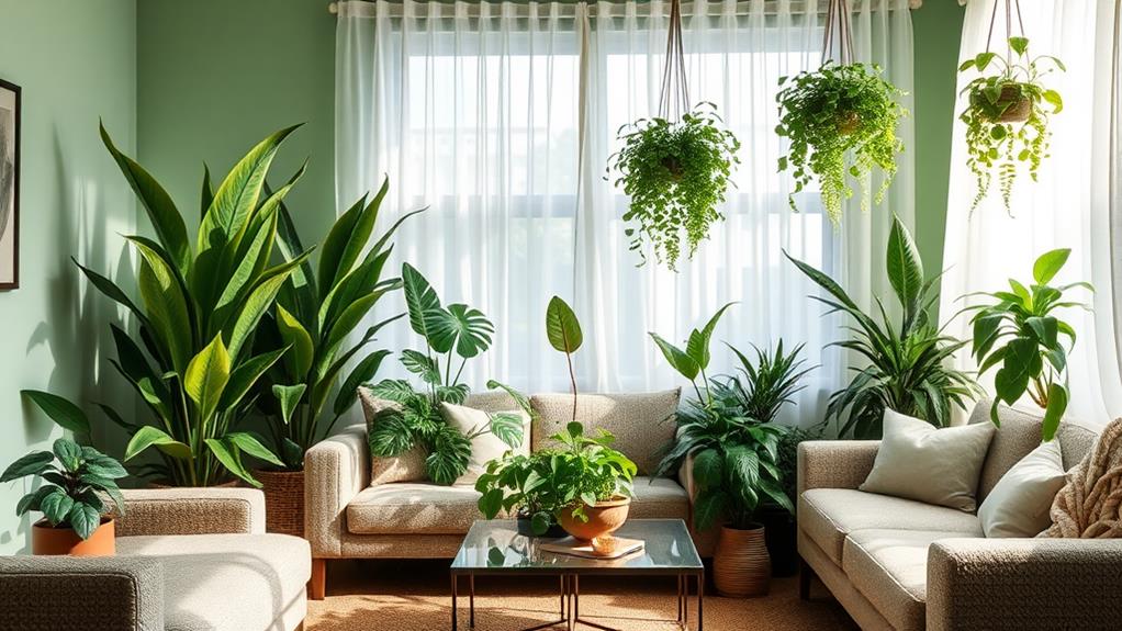 incorporating indoor plant life