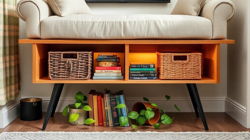 maximize hidden storage areas