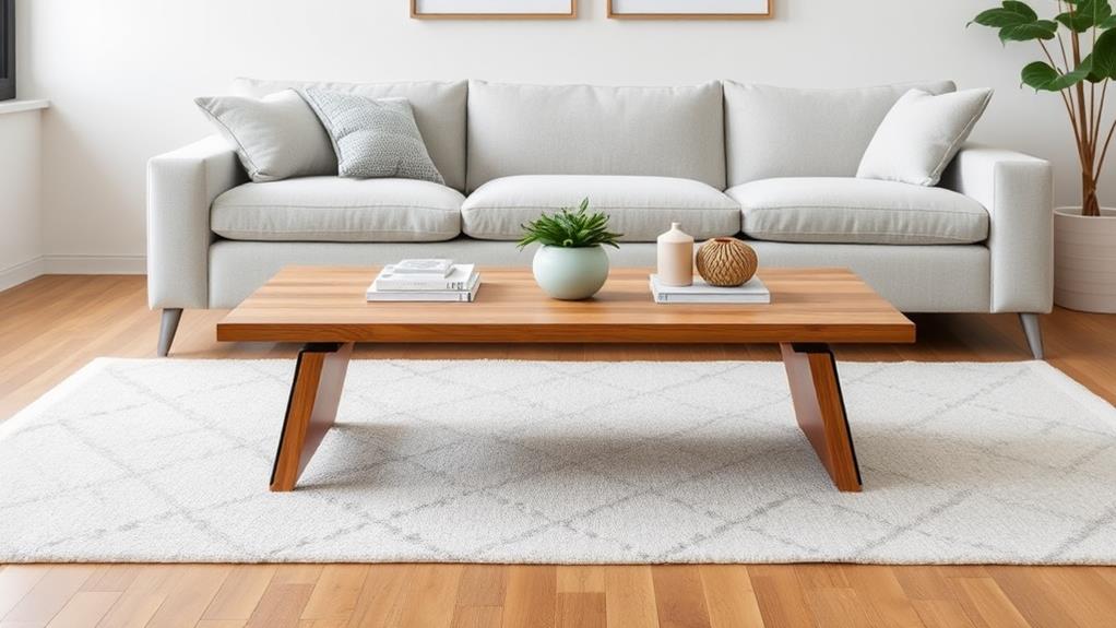 minimalist coffee table addition