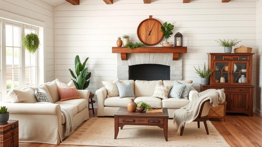 rustic shiplap wall design