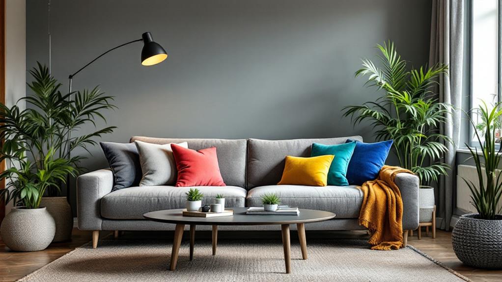 stylish grey couch designs