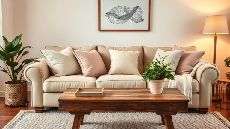 beige couch decor inspiration