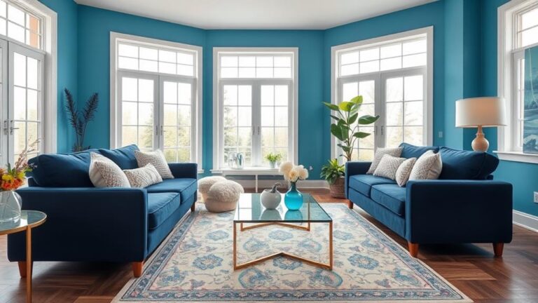 blue living room inspiration