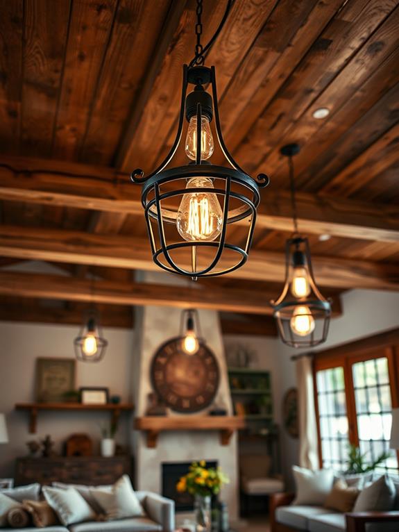 charming rustic farmhouse illumination