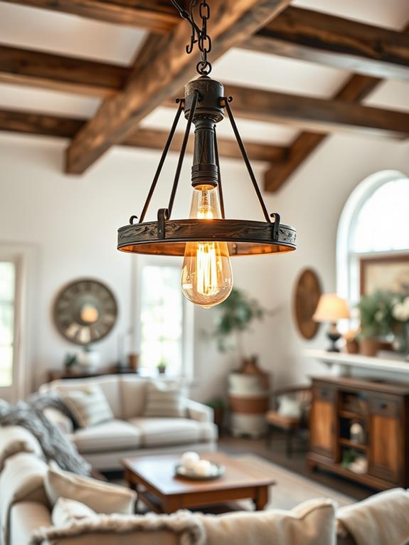 charming rustic farmhouse lighting