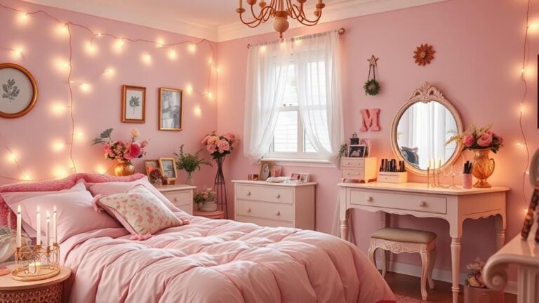 chic feminine bedroom inspiration