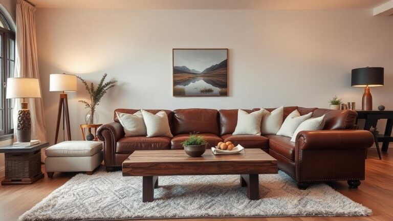 cozy brown couch inspirations