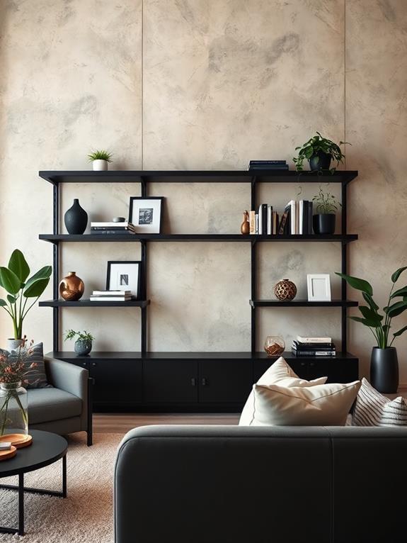 creative open shelving solutions