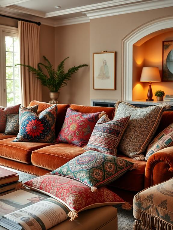 diverse decorative cushion collection