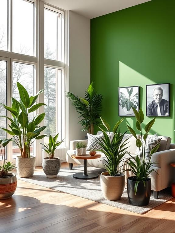 enhance space with plants