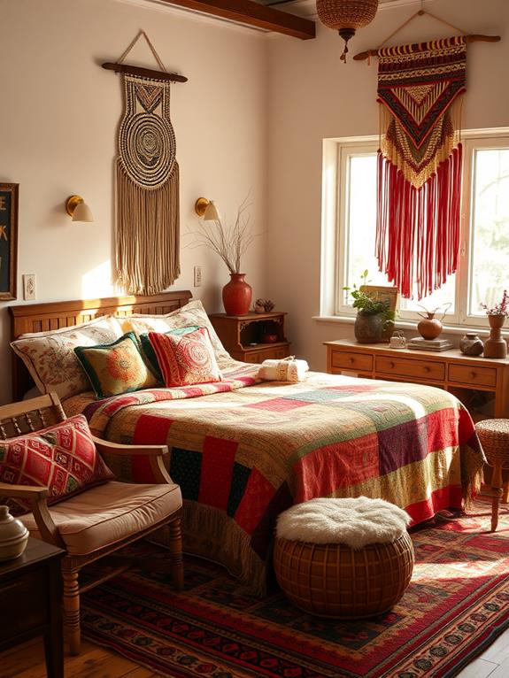 eclectic bohemian bed linens