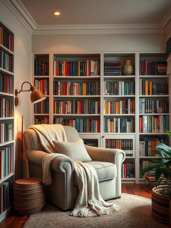 comfortable reading spaces