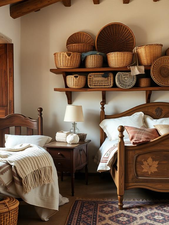 handcrafted storage woven baskets