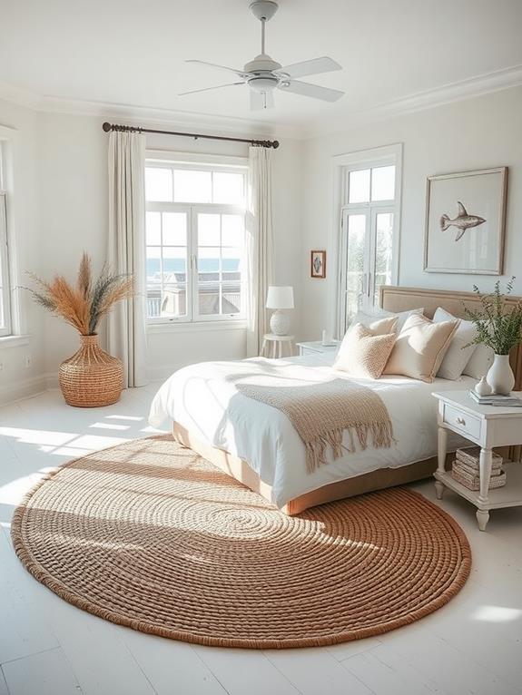 coastal inspired textured rugs