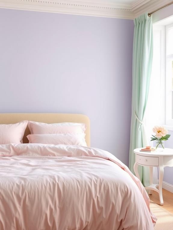 gentle calming color palette