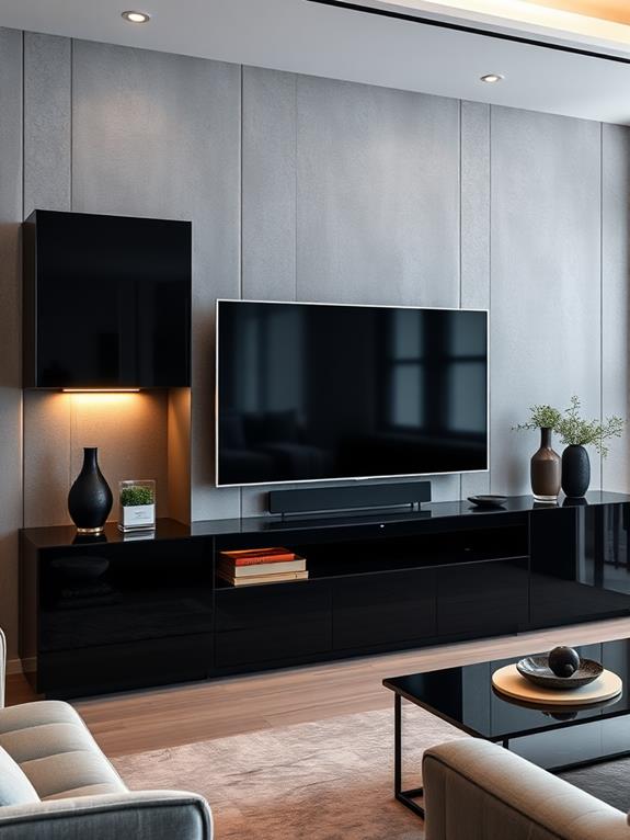 modern stylish media centers