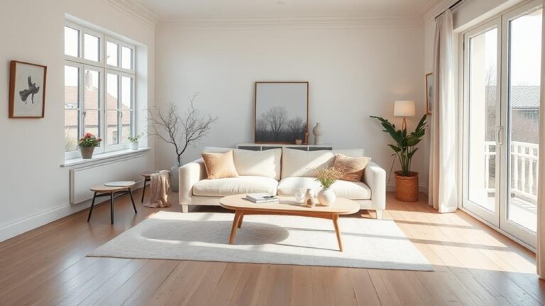 scandinavian minimalist living room