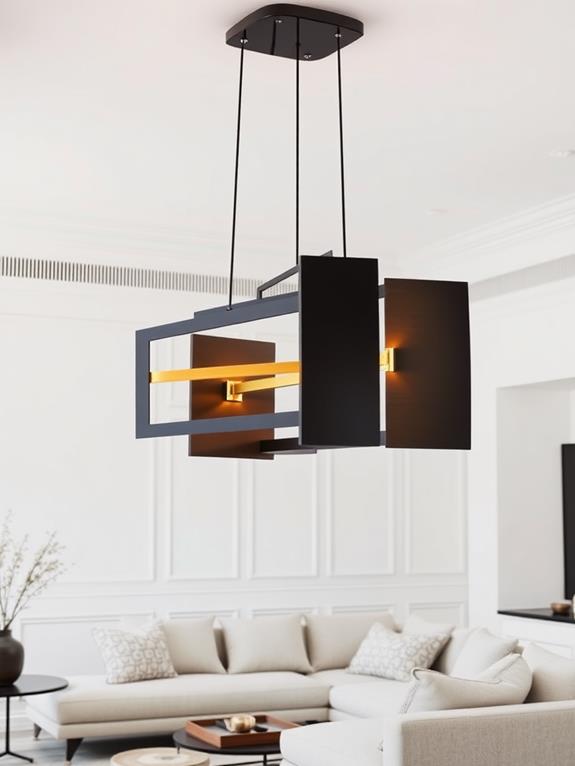 sleek contemporary lighting fixtures