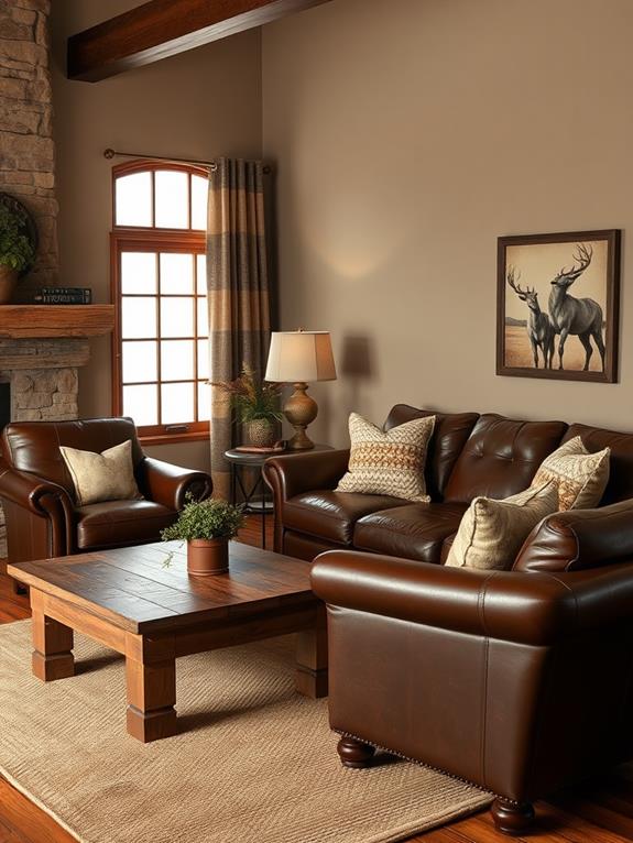 stylish leather home decor