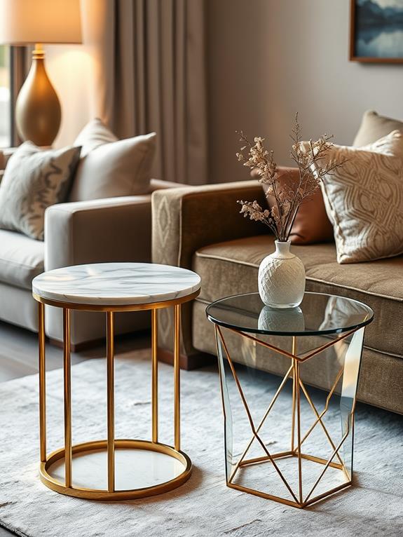 stylish modern side tables