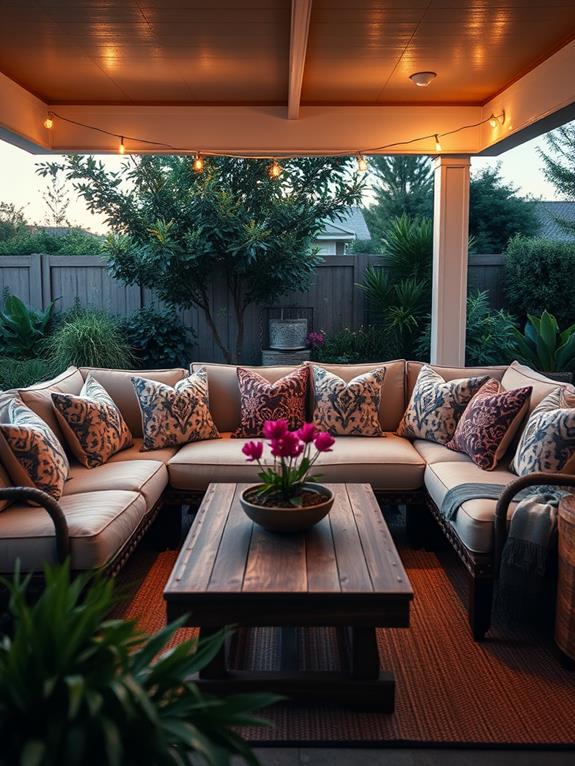 stylish outdoor living spaces