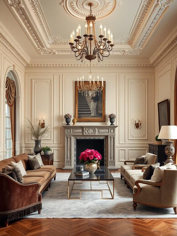 timeless crown molding elegance