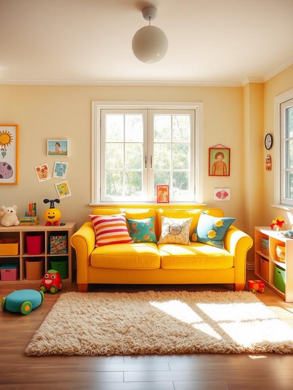 vibrant fun child friendly space