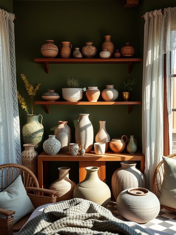 artisan crafted ceramic pottery