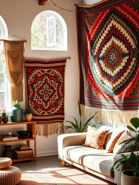 View of 25 Modern Fabric Wall Decor Ideas