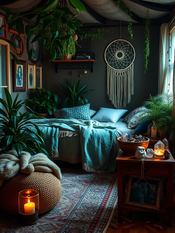 boho witchy bedroom inspiration