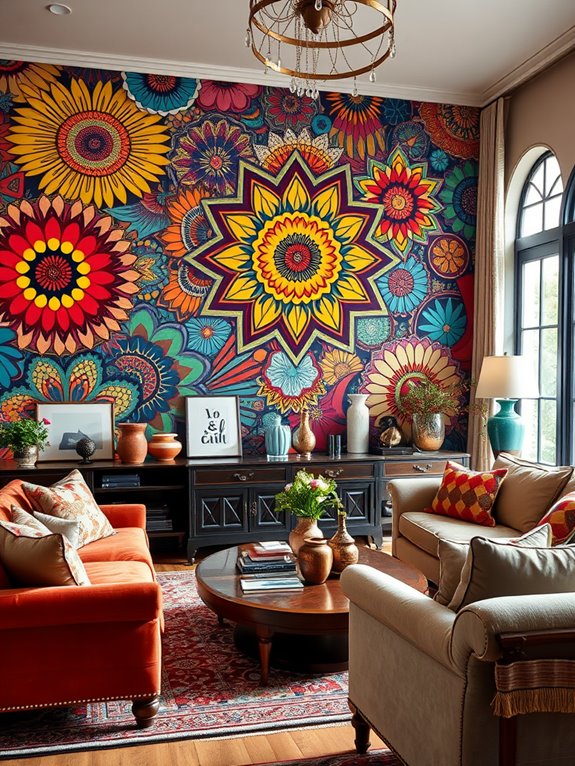 bold artistic wall designs