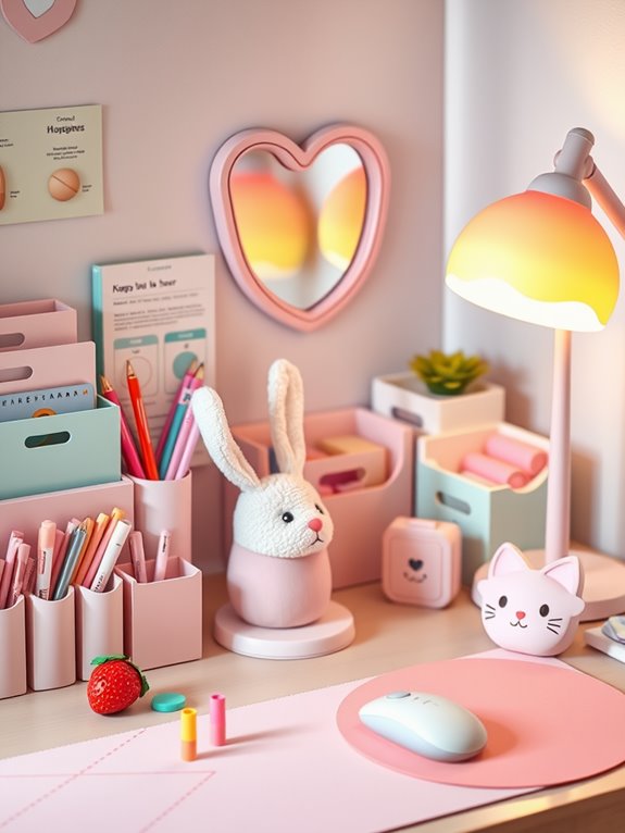 cute office supplies collection