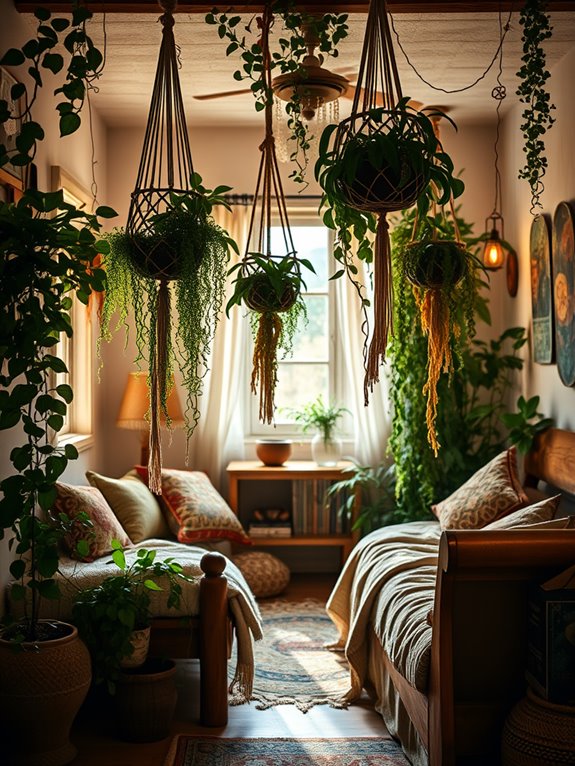 decorative indoor plant display