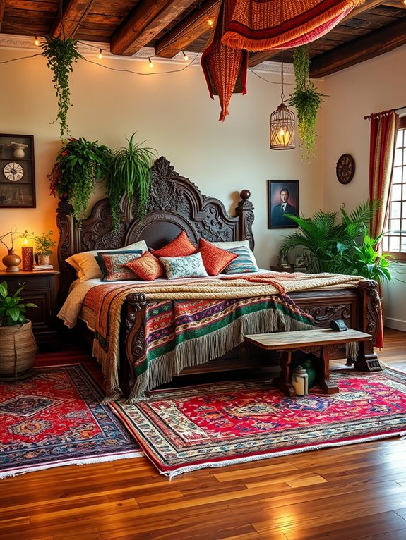 eclectic boho bedroom inspiration