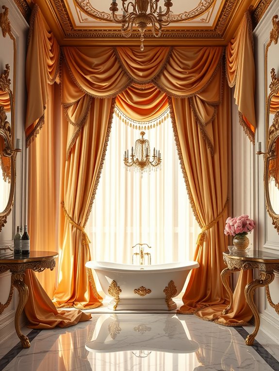 elegant fabric window treatment