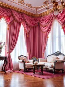 23 Pink Rococo Living Room Ideas