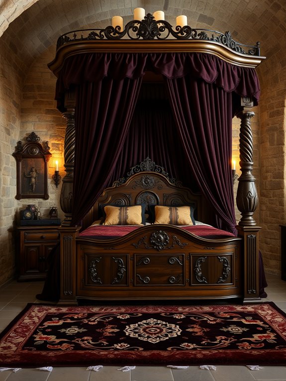 elegant four poster furniture