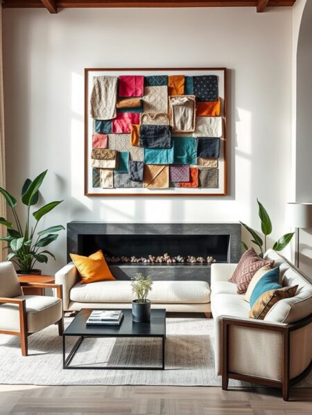21 Fabric Wall Decor Ideas for Living Rooms